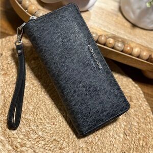 Michael Kors Black Leather Wallet